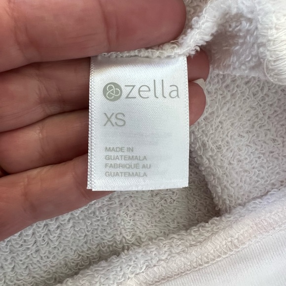 Zella Jamie Space Dye Crew Neck Long Sleeve Sweatshirt in Purple XS & S - Picture 9 of 11